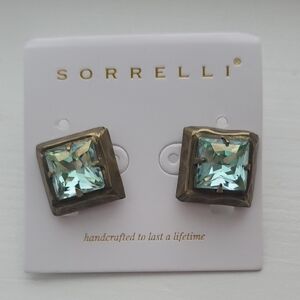 Sorrelli Hammered Square Post Earrings